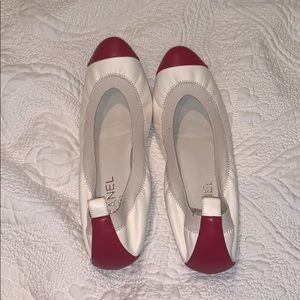 Chanel elastic ballet Flats